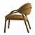 Modern Ash Armchair ELIA PL01 3D model small image 3