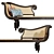 Colonial Rosewood Chaise Longue 3D model small image 7