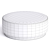 Elegant Round Fabric Pouf LIAM 3D model small image 2