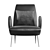 Elegant Leather Armchair Zonocada 3D model small image 2