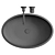 LULU 600MM Stone Countertop Basin 3D model small image 2