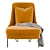 Retro Hairpin Legs Armchair Chris 3D model small image 2