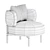 Contemporary Lounge Armchair in Corona 3D model small image 7