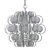 Vintage Palwa Crystal Chandelier 3D model small image 2