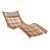 Bent Teak Sun Lounger 3D model small image 2