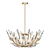 1970s Italian Sciolari Chandelier 3D model small image 1