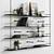 Minimalist Metal Decor Bookshelf 3D model small image 2