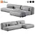 Modern Modular Lema Cloud Sofa 3D model small image 1