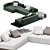 Adaptable Minotti Goodman Sofa 07 3D model small image 5