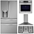 Sleek SMEG Kitchen Appliances Bundle 3D model small image 1