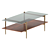 Mid-Century Art Coffee Table Set 3D model small image 1