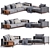 Brera Sofa: Modern Luxury Design 3D model small image 1