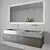 Modern Bathroom Furniture Set 85 3D model small image 3