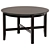 Winsome Round Coffee Table Espresso 3D model small image 1