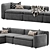  Contemporary Botero Sofa Design 3D model small image 2