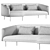 Modern-seating Roma Sofa Tacchini 3D model small image 2