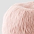 Himalayan Blush Faux-Fur Beanbag Chair 3D model small image 2