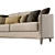 Luxurious Victor Sofa of Opulence 3D model small image 6