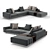 Luxurious MINOTTI FREEMAN Lounge Set 3D model small image 4