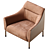 Modern Ergonomic Curve Chair 3D model small image 5