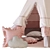 Kids Teepee Room Decor Model 3D model small image 3