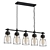 Matte Black Industrial Pendant Light 3D model small image 1