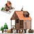 Title: Miniature Dollhouse Playset 3D model small image 2