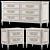 Eloquence Bronte Nightstand Set 3D model small image 1