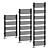 Terma Alex Towel Rail 2 Colors 3D model small image 1