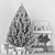 Modern Christmas Tree with Fireplace 3D model small image 5