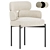 Sylvie Chair: Modern Elegance Unleashed 3D model small image 1