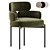 Sylvie Chair: Modern Elegance Unleashed 3D model small image 2