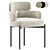 Sylvie Chair: Modern Elegance Unleashed 3D model small image 3