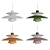 Customizable Louis Poulsen PH5 Pendant Lamp 3D model small image 2