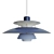 Customizable Louis Poulsen PH5 Pendant Lamp 3D model small image 3