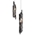 Teak Nardo Gray Pendant Lights 3D model small image 3