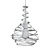 Industrial Arc Hanglamp 3D model small image 2