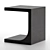 Modern Cement Accent Side Table 3D model small image 4