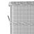 Rattan Woven Laundry Basket 3D model small image 6