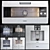 Gaggenau Oven Set with All Details 3D model small image 5