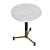 Scratch-Resistant Marble Dining Table 3D model small image 3