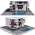 Modern Architectural House Design Kit 3D model small image 2