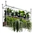 Modern Metal Hanging Plant 327 3D model small image 1