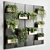 Metal Framed Plant Partition Box 3D model small image 2