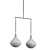 Modern Linear Chandelier Fixture 3D model small image 2