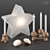 Nordic-inspired LED Decor Set 3D model small image 1