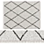 Berber Style Jiraya Rug White/Black 3D model small image 1