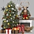 Festive Christmas Tree Fireplace 3D 3D model small image 1