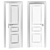 Modern Classic Corda 127P Door 3D model small image 2