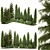 Title: Topiary Collection for Urban Landscaping 3D model small image 1